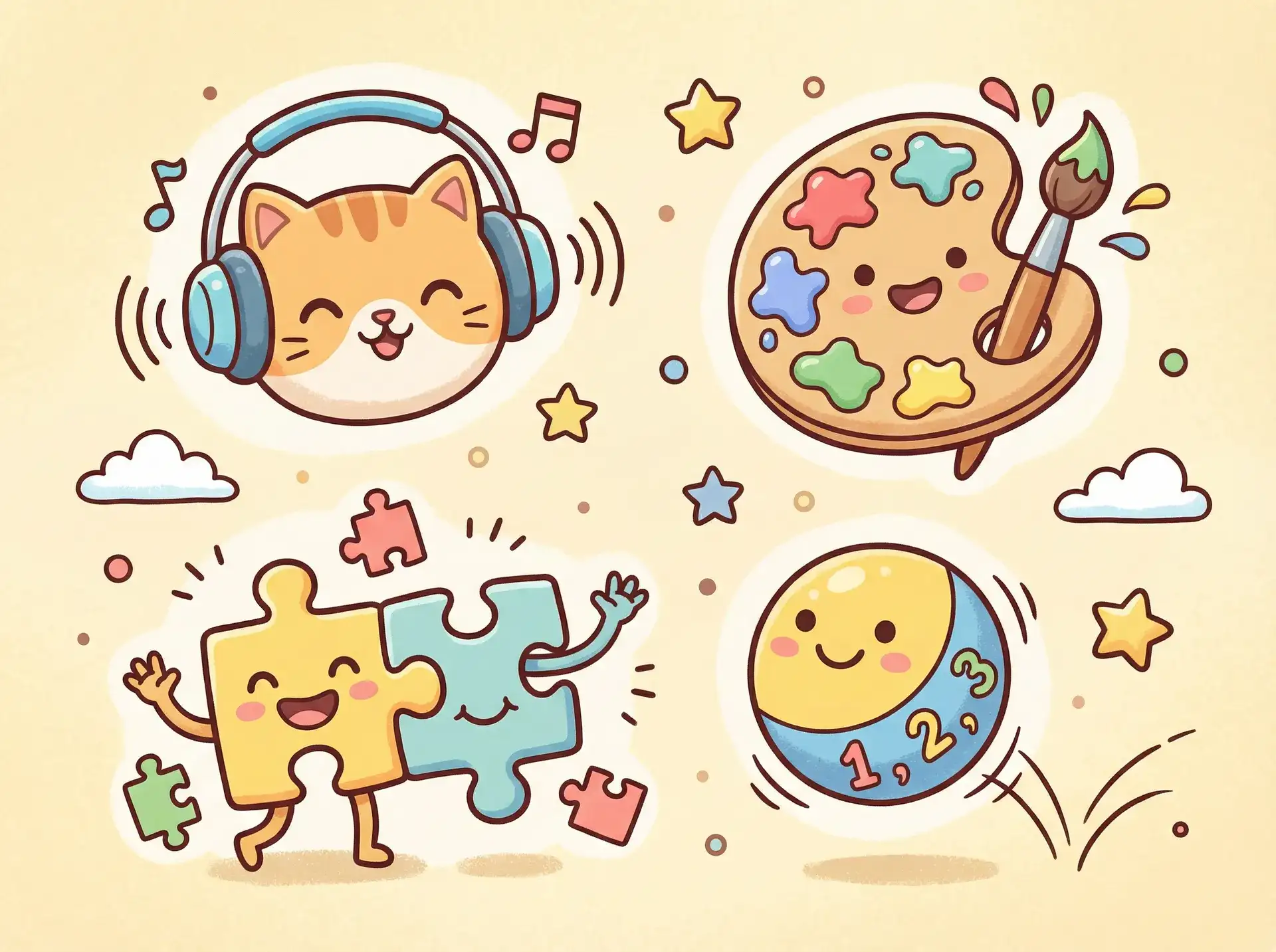小朋友的手工作品 - 董小洁 宋冬野 益智创作